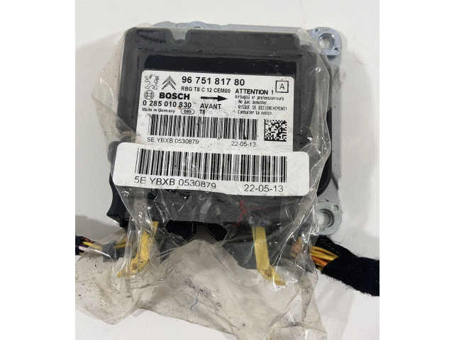 Блок подушек безопасности 9675181780, 0285010830   Peugeot 3008 I