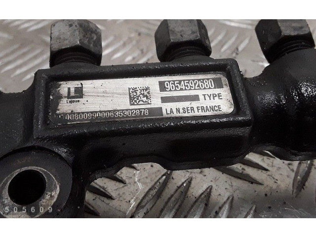 Топливная рампа 9654592680, 9655465480 Citroen C4 Grand Picasso