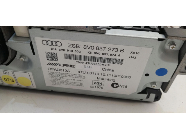 Дисплей 8V0857273B, 8V0857273B Audi A3 S3 8V