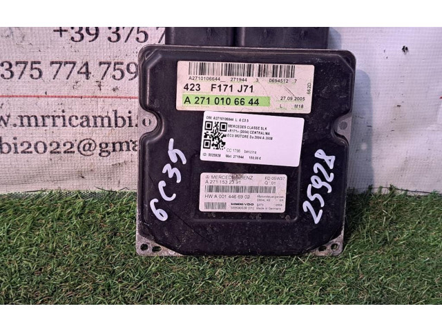 Řídící jednotka A2710106644, 271944   Mercedes-Benz SLK R171 2004