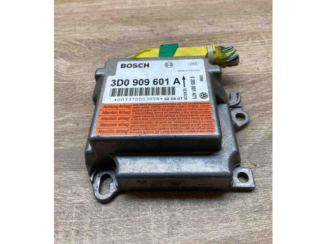 Блок управления надувных подушек     3D0909601A, 0285001471    Volkswagen Phaeton 