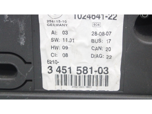 Панель приборов 345158103 BMW X3 E83