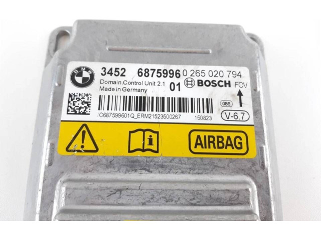Блок подушек безопасности 6875996, 34.52-6875996 BMW X5 F15
