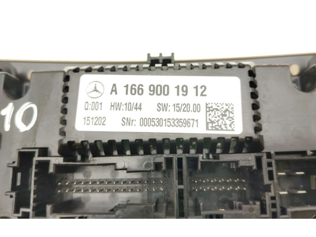 Блок управления климат-контролем A1669001912, P810   Mercedes-Benz GL X166