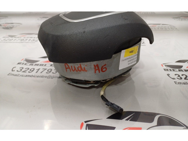 Подушка безопасности водителя 4F0880201BP6PS, 4F0880201BP   Audi A6 S6 C6 4F