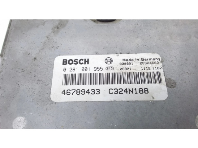 Řídící jednotka 46789433, 0281001955   Fiat Punto (188) 2000