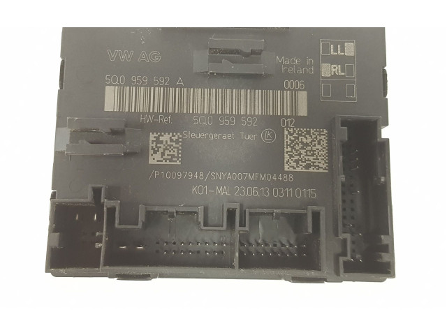 Блок управления 5Q0959592A, 5Q0959592A Volkswagen Golf VII