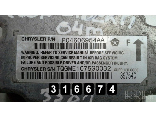 Блок управления двигателя P04606954AA   Jeep Cherokee