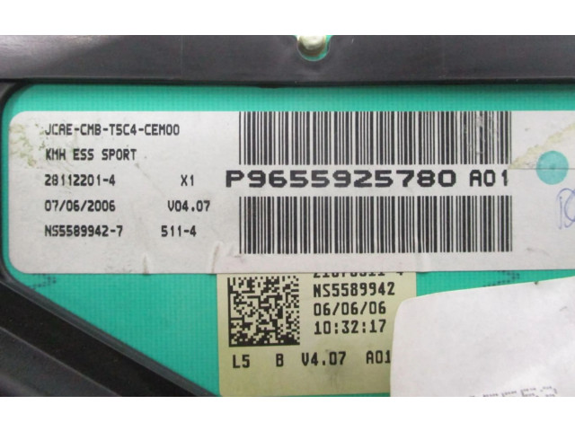 Přístrojová deska Peugeot 307 CC 9655925780