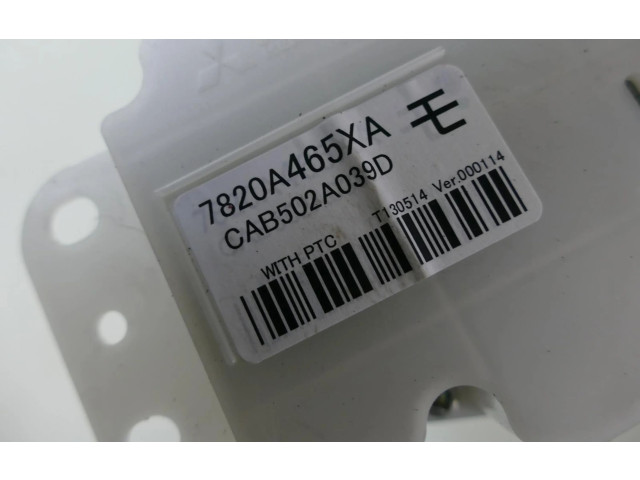 Блок управления климат-контролем 7820A465XA Mitsubishi Outlander
