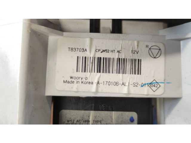 Блок управления климат-контролем T83703A, KT8A170106AL   Dacia Sandero