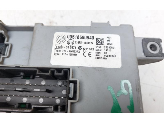 Блок управления 00518690940, 00518690940   Fiat Punto Evo