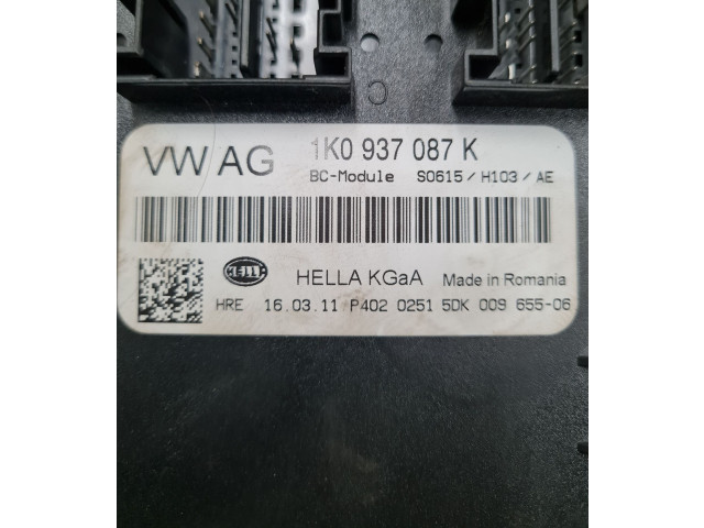 Блок комфорта 1K0937087K, 1K0937087K   Skoda Octavia Mk2 (1Z)   