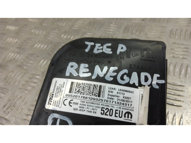 Подушка безопасности в сиденье 34165486, L0409600AC   Jeep Renegade
