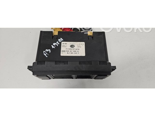 Блок управления климат-контролем 5HB00760810, 8L0820043M   Audi A3 S3 8L