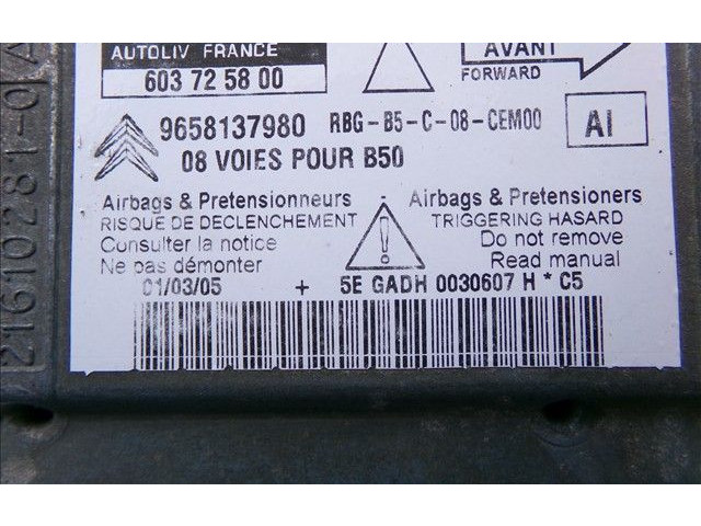 Блок подушек безопасности 603725800   Citroen C4 I