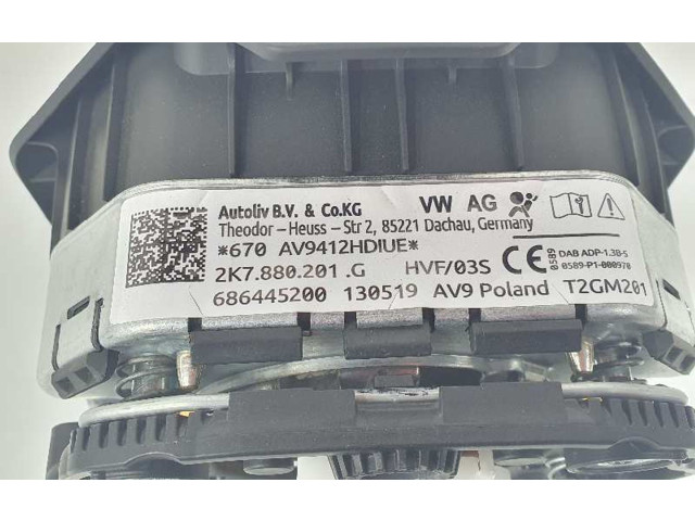 Подушка безопасности водителя 2K7880201G, 2K7880201EXEA Volkswagen Caddy