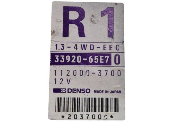 Řídící jednotka 3392065E7, 1120003700 Subaru Justy 1996