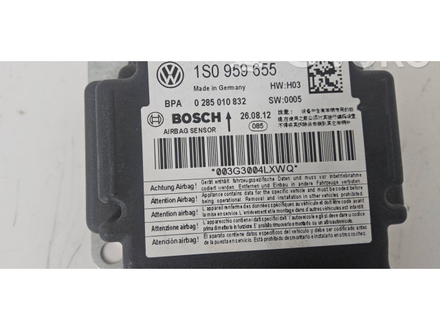 Блок подушек безопасности 1S0959655, 0285010832 Skoda Citigo