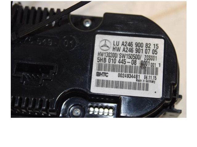Блок управления климат-контролем A2469008215   Mercedes-Benz GLA W156