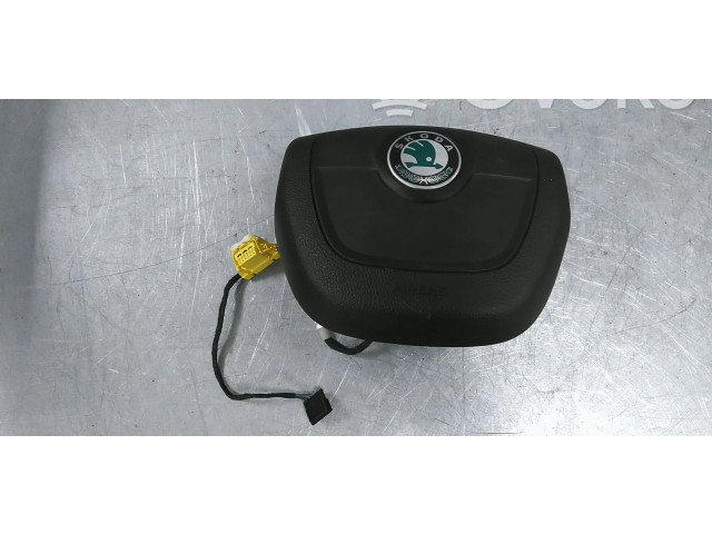 Подушка безопасности водителя 5J0880201J, 5J0880201J3X1 Skoda Fabia Mk2 (5J)