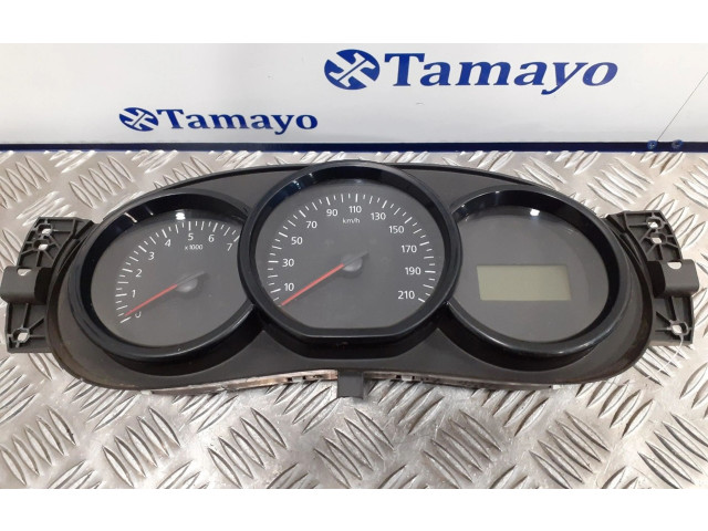 Geschwindigkeitsmesser Cockpit 248100285R, NS16609135R Dacia Dokker