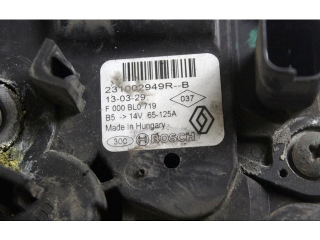 Генератор 231002949R Dacia Dokker