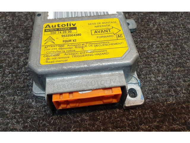 Блок подушек безопасности 550740900, 9633504380   Citroen Xantia