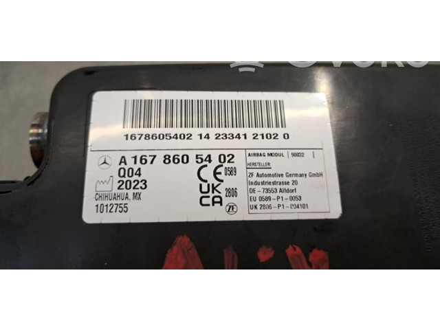 Подушка безопасности в сиденье A1678605402   Mercedes-Benz GLE W167