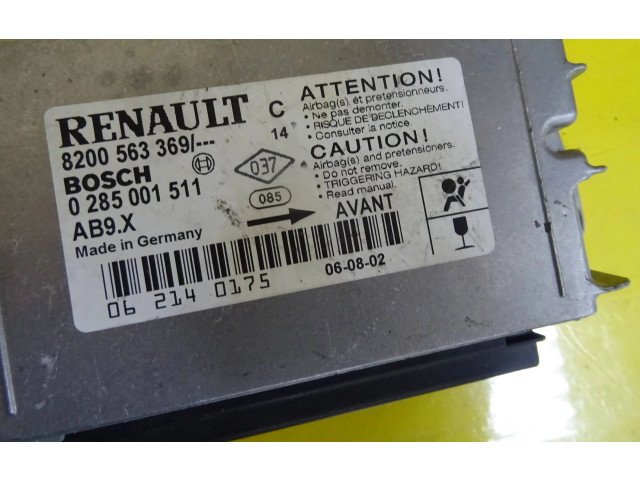 Блок подушек безопасности 8200563369, 0285001511   Renault Clio III