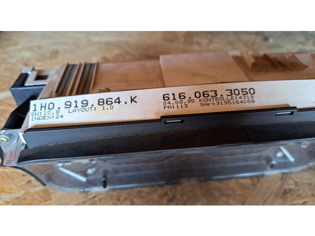 Панель приборов 1H0919864K, 6160633050 Volkswagen Golf III