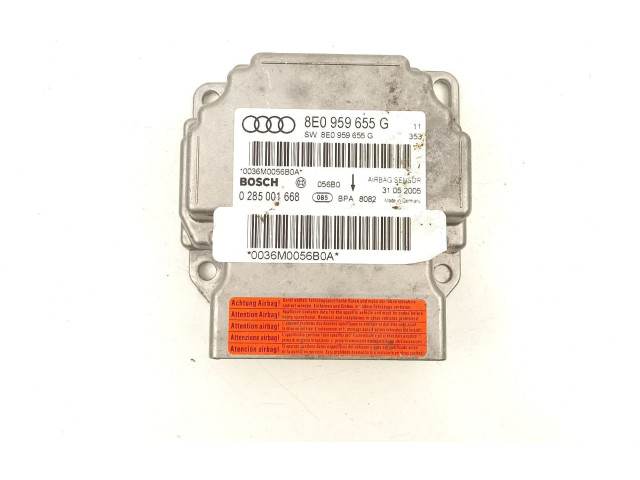 Блок управления надувных подушек 8E0959655G, 0285001668   Audi A4 Allroad       