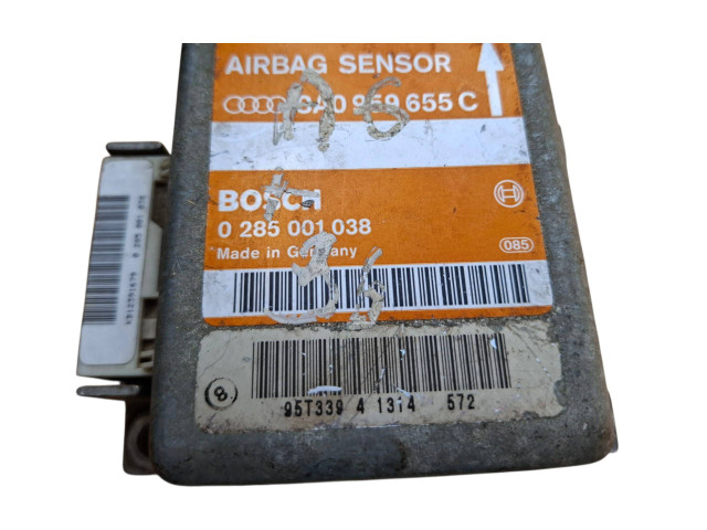 Блок подушек безопасности 8A0959655C, 0285001038 Audi A6 S6 C4 4A