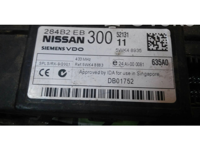 Блок комфорта 284B2EB300, DB01752 Nissan Navara D40