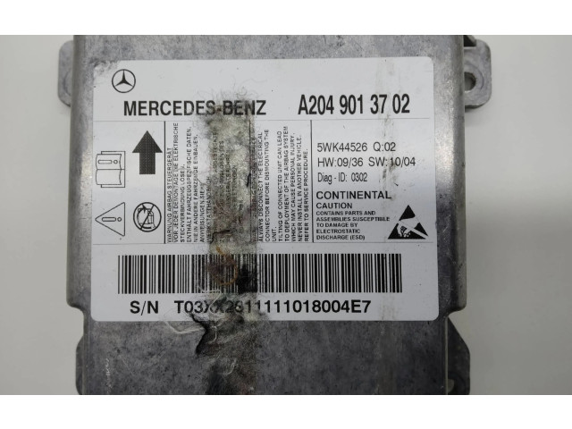 Блок подушек безопасности A2049013702, 2511111018004EF   Mercedes-Benz GLK (X204)