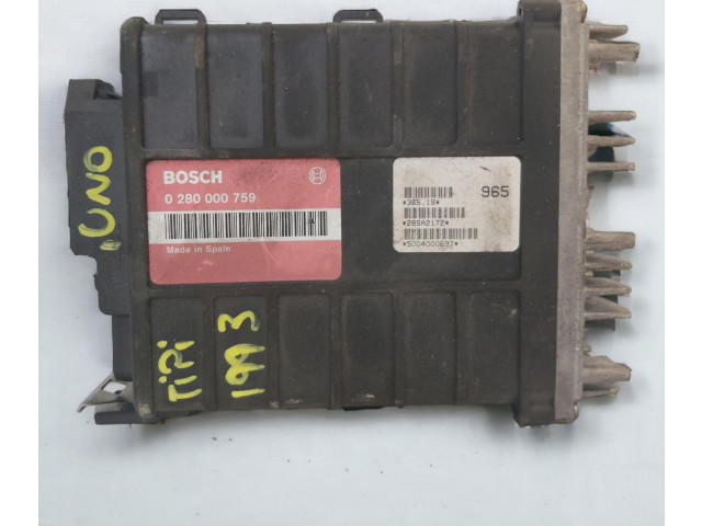Řídící jednotka 0280000759, 0280000759 Fiat Uno 1990