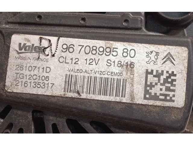 Генератор 9670899580, TG12C106 Peugeot 2008 I