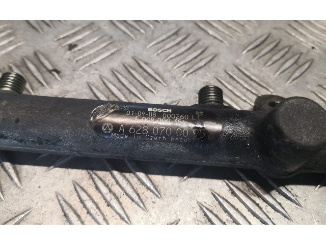 Vstřikovací lišta 6280700095, A6280700095 Mercedes-Benz ML W163 OM 628.963