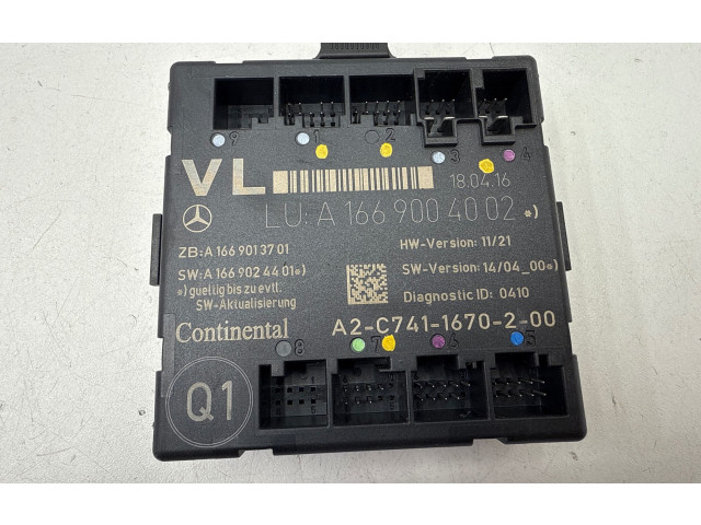 Блок управления A1669004002, A1669013701 Infiniti Q30