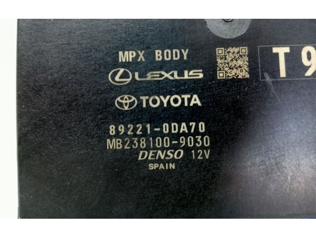 Pojistková skříňka Řídící jednotka BSM 82730K0110, 892210DA70 Toyota Yaris 2022