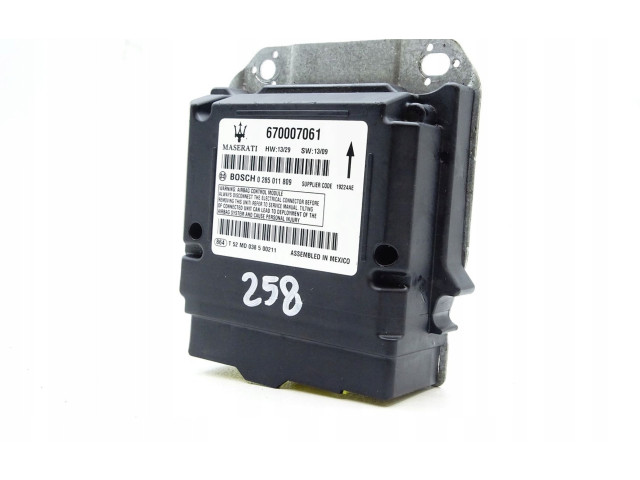 Блок подушек безопасности 670007061 Maserati Ghibli