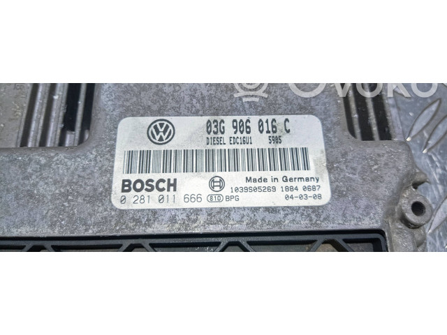 Řídící jednotka 03G906016C, 1039S05269 Volkswagen Caddy 2004