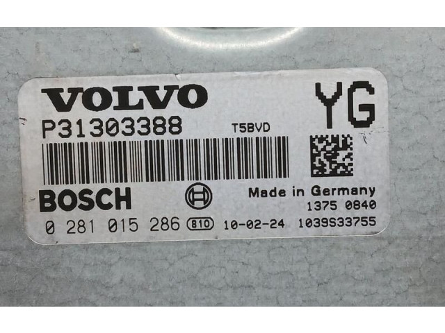 Блок управления двигателя 31303388, 0281015286   Volvo XC60