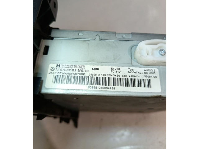 Pojistková skříňka Радио/ проигрыватель / навигация 00, 169 Mercedes-Benz B W245 2009