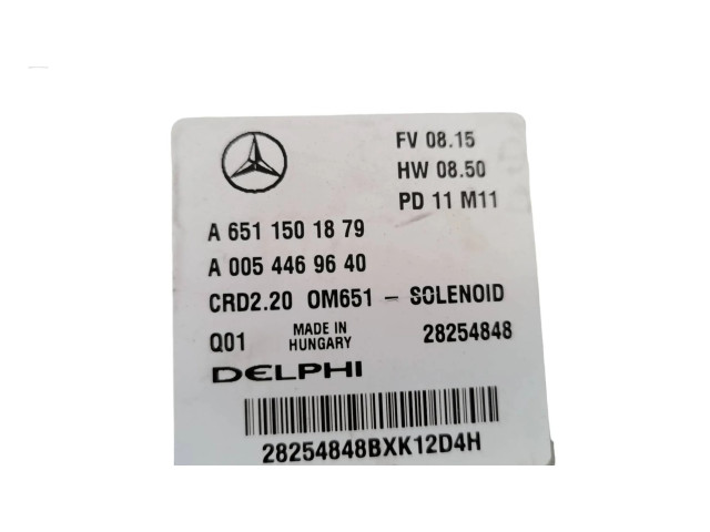 Řídící jednotka A6511501879, 28254848 Mercedes-Benz Vito Viano W639 2012