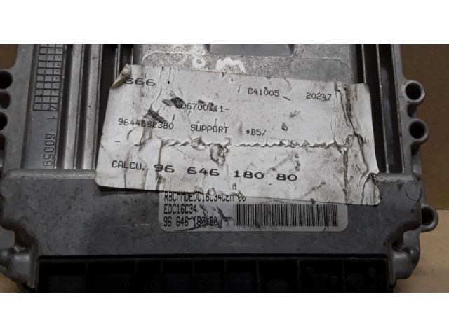 Блок управления двигателя 9664618080   Citroen C4 I