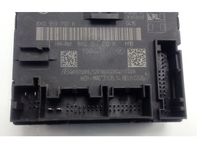 Блок управления двигателя 8X0959792K   Audi Q3 8U