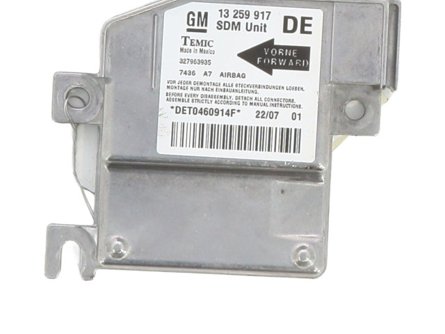 Блок подушек безопасности 13259917   Opel Meriva A