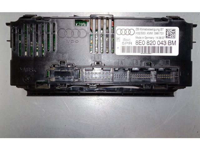 Блок управления климат-контролем 8E0820043BM Audi A4 Allroad
