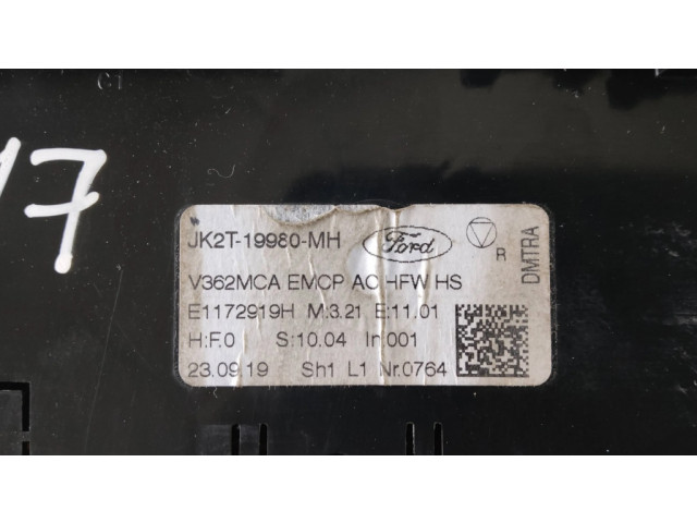 Блок управления климат-контролем JK2T19980MH, V362MCA Ford Transit Custom